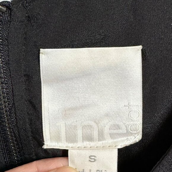 Line & Dot Womens S Black Sleeveless Embellished Top Polyester - Picture 4 of 6